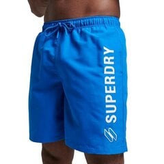 Code applque swim short superdry for men's blue m3010187a8de M3010187A8DE цена и информация | Плавки, плавательные шорты | pigu.lt