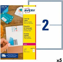 Этикетки для принтера Avery L4611 199,6 x 143,5 mm Белый 25 Листья (5 штук) цена и информация | Канцелярские товары | pigu.lt