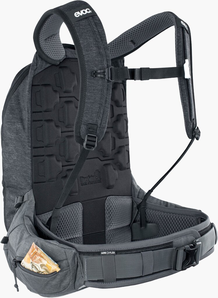 Dviratininko kuprinė Evoc Trail Pro S/M, 16 l, pilka kaina ir informacija | Dviratininkų kuprinės | pigu.lt