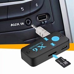 Automobilinis AUX - Bluetooth imtuvas su laisvų rankų funkcija kaina ir informacija | Automagnetolos, multimedija | pigu.lt