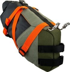 Dviračio sėdynės krepšys Birzman Packman Saddle Pack, 8 l, žalias цена и информация | Сумки, держатели для телефонов | pigu.lt