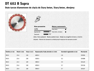 Pjovimo diskas Klingspor DT602B kaina ir informacija | Mechaniniai įrankiai | pigu.lt