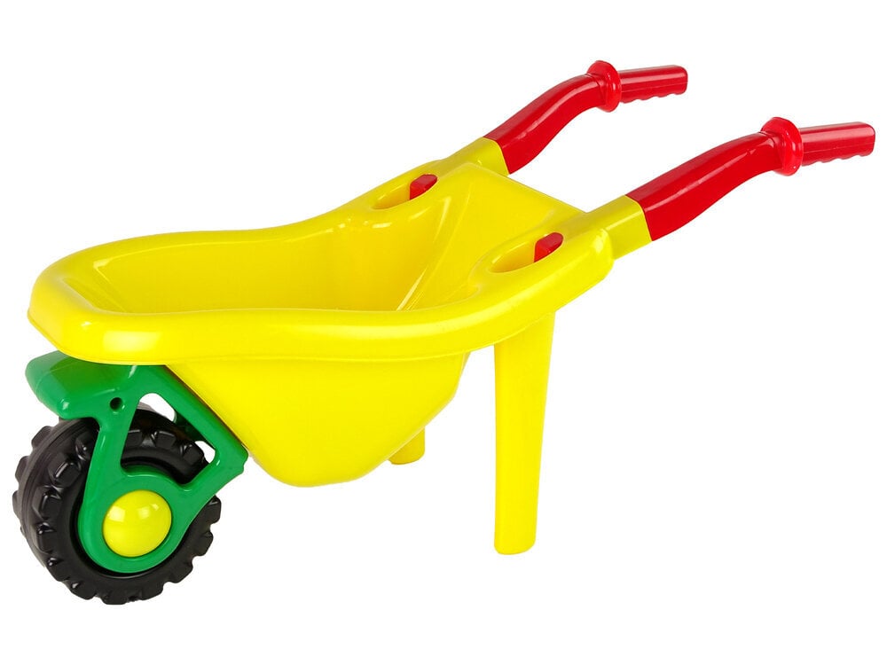 Žaislinis sodo karutis, geltonas kaina ir informacija | Vandens, smėlio ir paplūdimio žaislai | pigu.lt