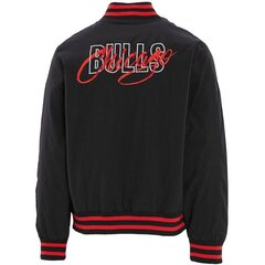 Striukė vyrams New Era Chicago Bulls M 60284773, juoda цена и информация | Мужские куртки | pigu.lt