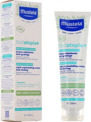 Крем для тела Mustela Repair Cream for Babies Mustela Stelatopia+, 150 мл цена и информация | Косметика для мам и детей | pigu.lt