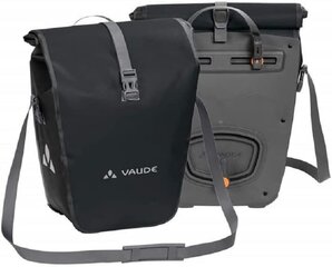 Vaude Aqua Back Back-Water-Water-Water-Water-Ruge Rack Sack Sack в практической сумке с 2 сетовыми велосипедами, изготовленной из надежного и не содержащего ПВХ материал брезента, черный 48L-QMR Rail Hook 2.0 цена и информация | Багажник для велосипеда | pigu.lt