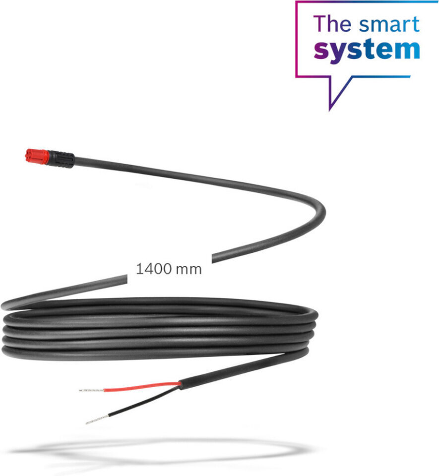 Galinio žibinto laidas Bosch Light Cable BCH3330_1400, 1400 mm kaina ir informacija | Įrankiai, priežiūros priemonės dviračiams | pigu.lt