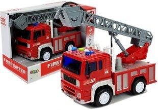 Ugniagesių automobilis su įranga, raudonas kaina ir informacija | Žaislai berniukams | pigu.lt