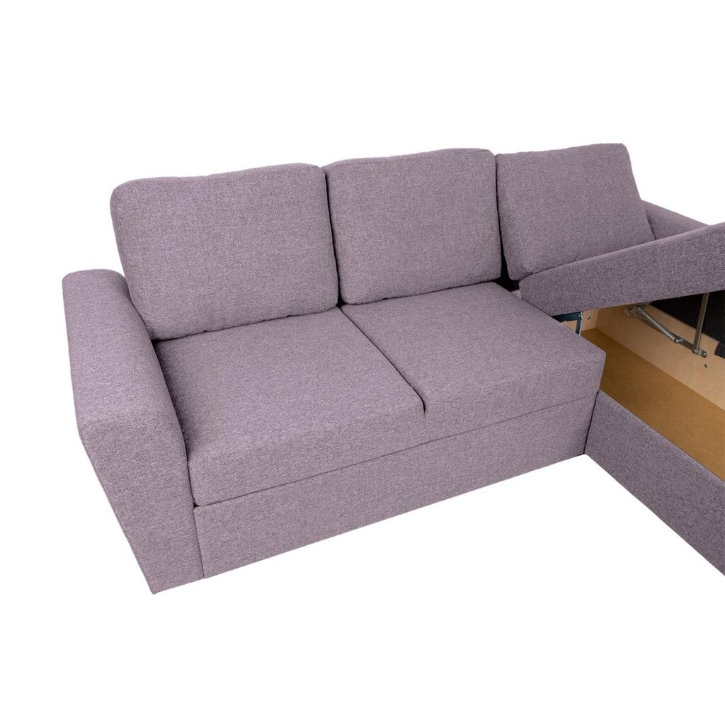 Kampinė sofa Ingmar, violetinė цена и информация | Sofos | pigu.lt