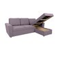 Kampinė sofa Ingmar, violetinė цена и информация | Sofos | pigu.lt