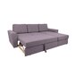 Kampinė sofa Ingmar, violetinė цена и информация | Sofos | pigu.lt