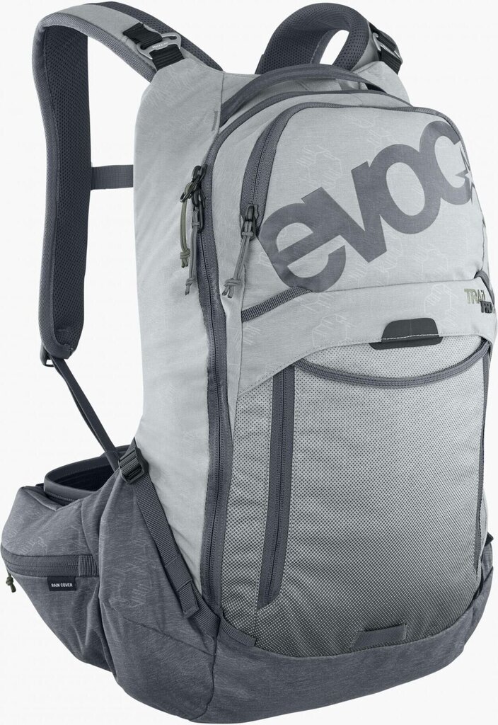 Dviratininko kuprinė Evoc Trail Pro S/M, 16 l, šviesiai pilka kaina ir informacija | Dviratininkų kuprinės | pigu.lt