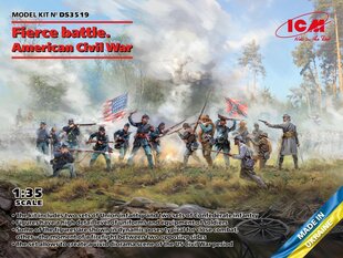 Klijuojamas Modelis ICM DS3519 Fierce battle American Civil War, 1/35 kaina ir informacija | Klijuojami modeliai | pigu.lt