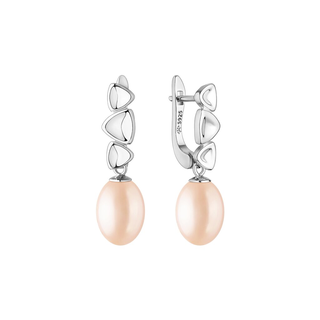 Sidabriniai auskarai moterims 925 Diamond Pearl kaina ir informacija | Auskarai | pigu.lt
