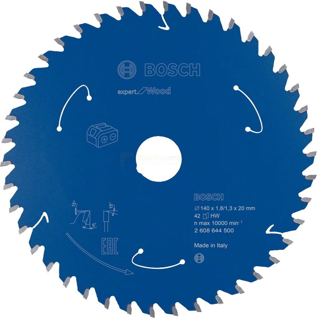 BOSCH SAW.EXP.WOOD ACCU 140x20x42z kaina ir informacija | Mechaniniai įrankiai | pigu.lt