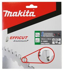 MAKITA DISCULAR SAW 190x30x60z EFFICUT ДЛЯ АЛЮМИНИЯ цена и информация | Пилы, циркулярные станки | pigu.lt