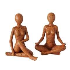 Boltze statulėlė Yoga, 1 vnt. kaina ir informacija | Interjero detalės | pigu.lt