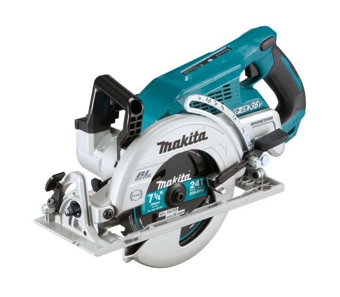 diskinis pjūklas Makita 2x18v 190mm be akumuliatorių ir įkroviklio drs780z kaina ir informacija | Pjūklai, pjovimo staklės | pigu.lt