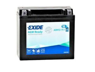 Moto аккумулятор Exide, 12В цена и информация | Akumuliatoriai | pigu.lt