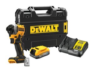 УДАРНАЯ ОТВЕРТКА DEWALT 18V 208Nm 1x1.7Ah POWERSTACK DCF850E1T цена и информация | Шуруповерты, дрели | pigu.lt