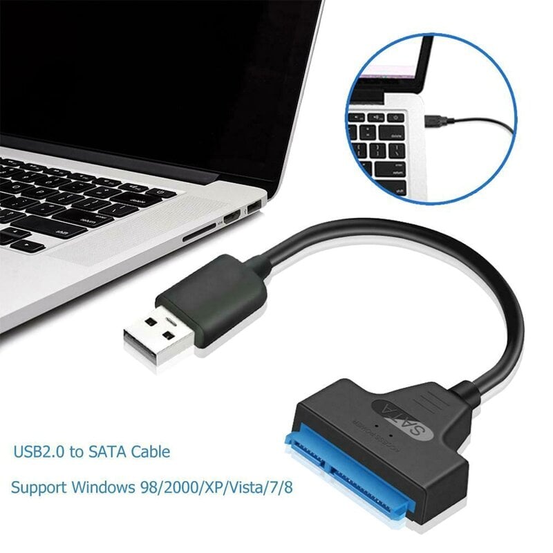 Adapteris SATA SSD HDD USB 3.0 kaina ir informacija | Adapteriai, USB šakotuvai | pigu.lt