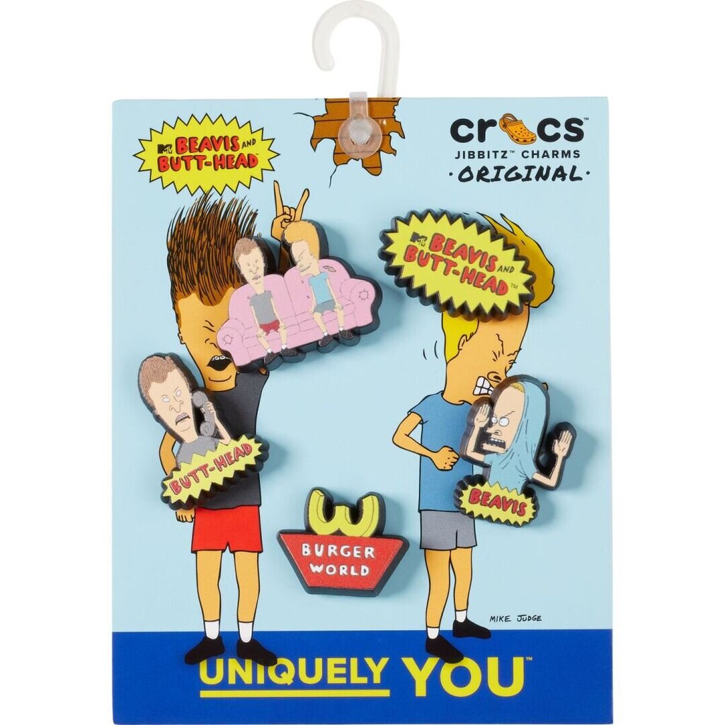 Batų aksesuarai Crocs™ Beavis and Butthead 5 Pack 233456 цена и информация | Aksesuarai vaikams | pigu.lt