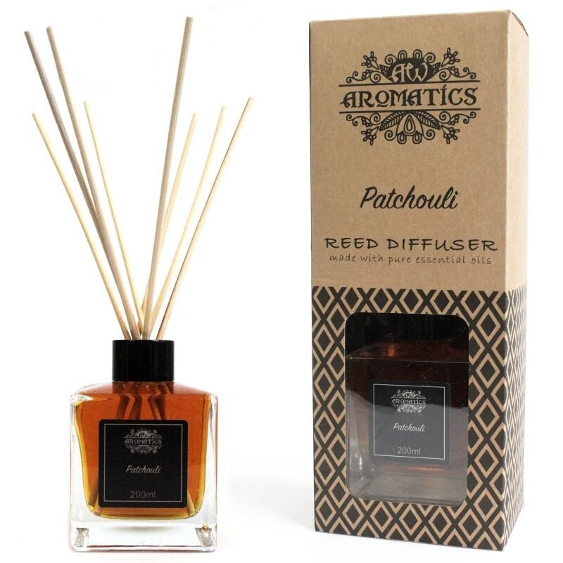 Pačulių eterinio aliejaus nendrinis difuzorius Aromatics Patchouli, 200 ml kaina ir informacija | Namų kvapai | pigu.lt