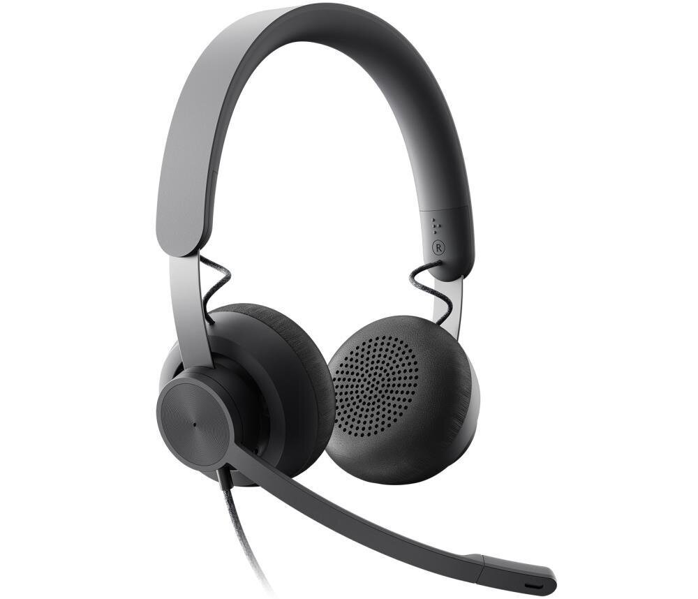 Logitech Zone Wired Teams 981-000870 цена и информация | Ausinės | pigu.lt