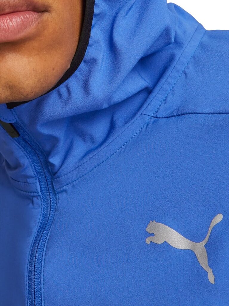 Puma sportinė striukė vyrams Run Lightweight 234238187, mėlyna kaina ir informacija | Sportinė apranga vyrams | pigu.lt