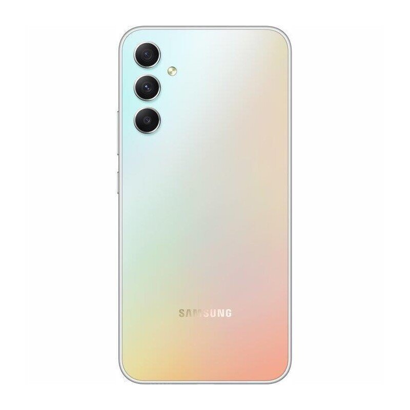 Samsung Galaxy A34 SM-A346BZSEEUE 5G Dual SIM 8/256GB, Silver цена и информация | Mobilieji telefonai | pigu.lt