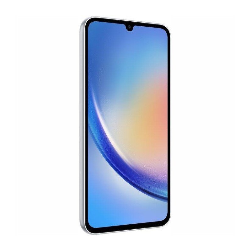 Samsung Galaxy A34 SM-A346BZSEEUE 5G Dual SIM 8/256GB, Silver цена и информация | Mobilieji telefonai | pigu.lt