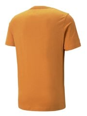 Puma marškinėliai vyrams Essentials Small Logo Tee Desert Clay 234238287, rudi kaina ir informacija | Vyriški marškinėliai | pigu.lt