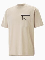 Puma marškinėliai vyrams Open Road Granola 234238434, smėlio spalvos kaina ir informacija | Vyriški marškinėliai | pigu.lt
