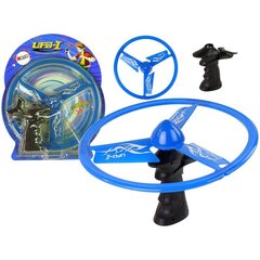 Летающий диск НЛО со стартовым механизмом LeanToys цена и информация | Игрушки для мальчиков | pigu.lt