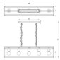 Eko-light pakabinamas šviestuvas Arnold kaina ir informacija | Pakabinami šviestuvai | pigu.lt