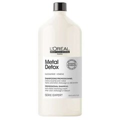 Valomasis kremas - šampūnas L'Oréal Professionnel Metal Detox Shampoo 1500ml цена и информация | Шампуни | pigu.lt