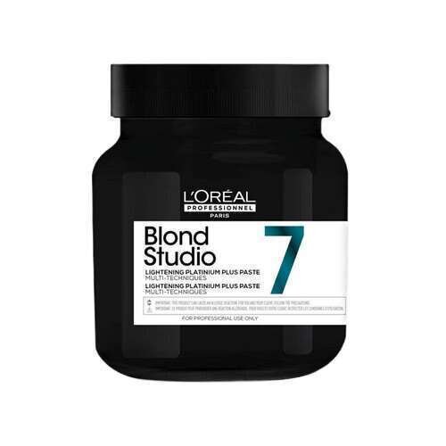 Greitai veikianti plaukų šviesinimo pasta L'Oréal Blond Studio Platinium Plus, 500g kaina ir informacija | Plaukų dažai | pigu.lt