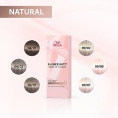 Plaukų dažai Wella Professionals Shinefinity Glaze 09/05, 60 ml kaina ir informacija | Plaukų dažai | pigu.lt