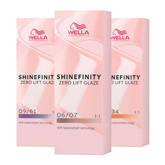 Plaukų dažai Wella Professionals Shinefinity Glaze 09/07, 60 ml kaina ir informacija | Plaukų dažai | pigu.lt