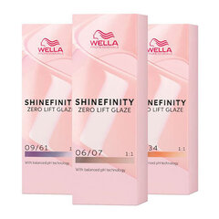 Plaukų dažai Wella Professionals Shinefinity Glaze 09/36, 60 ml kaina ir informacija | Plaukų dažai | pigu.lt