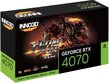 Inno3D GeForce RTX 4070 Twin X2 (N40702-126X-185252N) kaina ir informacija | Vaizdo plokštės (GPU) | pigu.lt