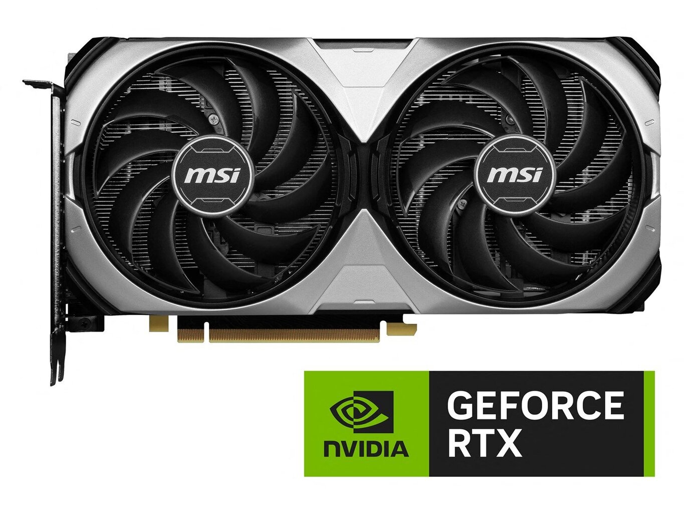 MSI GeForce RTX 4070 Ventus 2X 12G OC kaina ir informacija | Vaizdo plokštės (GPU) | pigu.lt