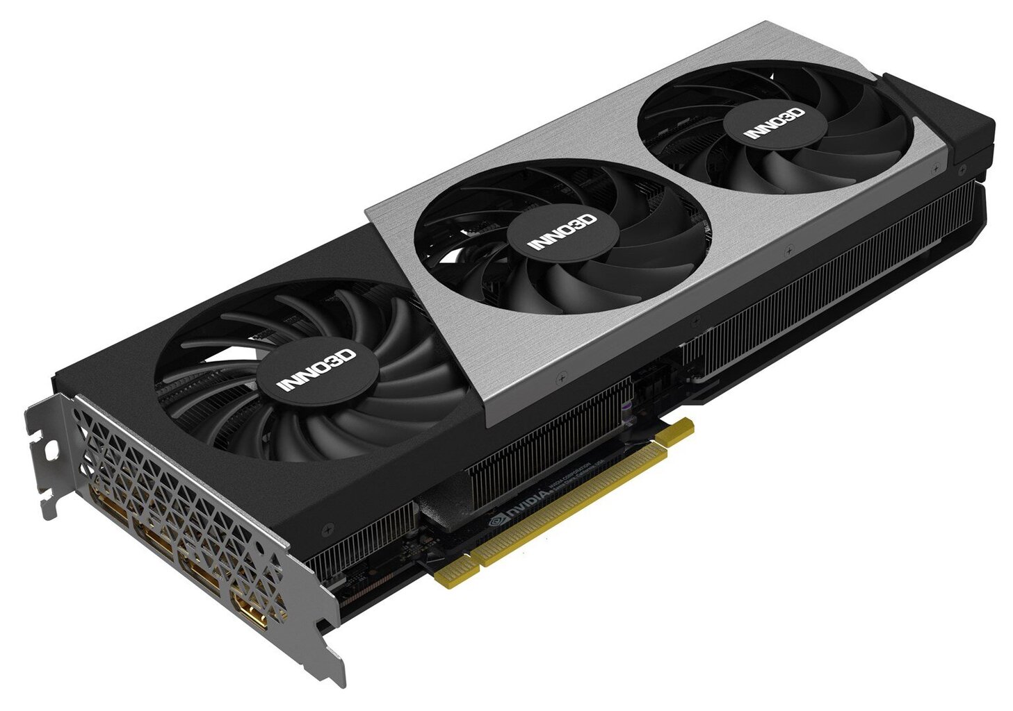 Inno3D GeForce RTX 4070 X3 OC (N40703-126XX-185252L) kaina ir informacija | Vaizdo plokštės (GPU) | pigu.lt