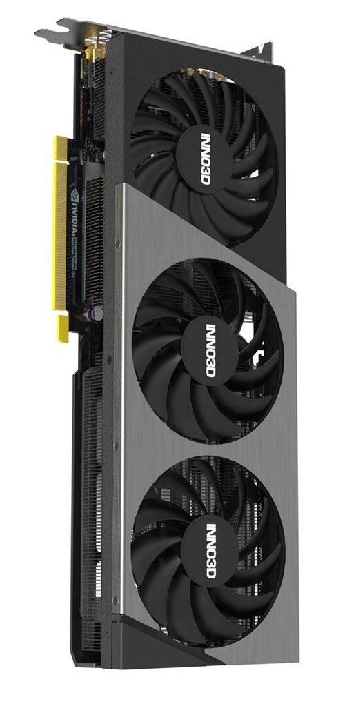 Inno3D GeForce RTX 4070 X3 OC (N40703-126XX-185252L) kaina ir informacija | Vaizdo plokštės (GPU) | pigu.lt