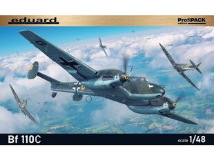 Конструктор-модель Eduard - Messerschmitt Bf 110C Profipack, 1/48, 8209 цена и информация | Конструкторы и кубики | pigu.lt