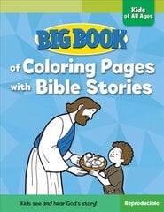 Big Book of Coloring Pages with Bible Stories for Kids of All Ages kaina ir informacija | Knygos paaugliams ir jaunimui | pigu.lt
