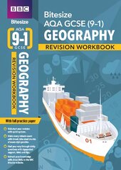 BBC Bitesize AQA GCSE (9-1) Geography Revision Workbook - 2023 and 2024 exams: for home learning, 2022 and 2023 assessments and exams цена и информация | Книги для подростков и молодежи | pigu.lt