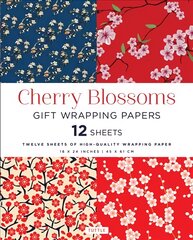 Cherry Blossoms Gift Wrapping Papers - 12 Sheets: 18 x 24 inch (45 x 61 cm) Wrapping Paper цена и информация | Книги о питании и здоровом образе жизни | pigu.lt