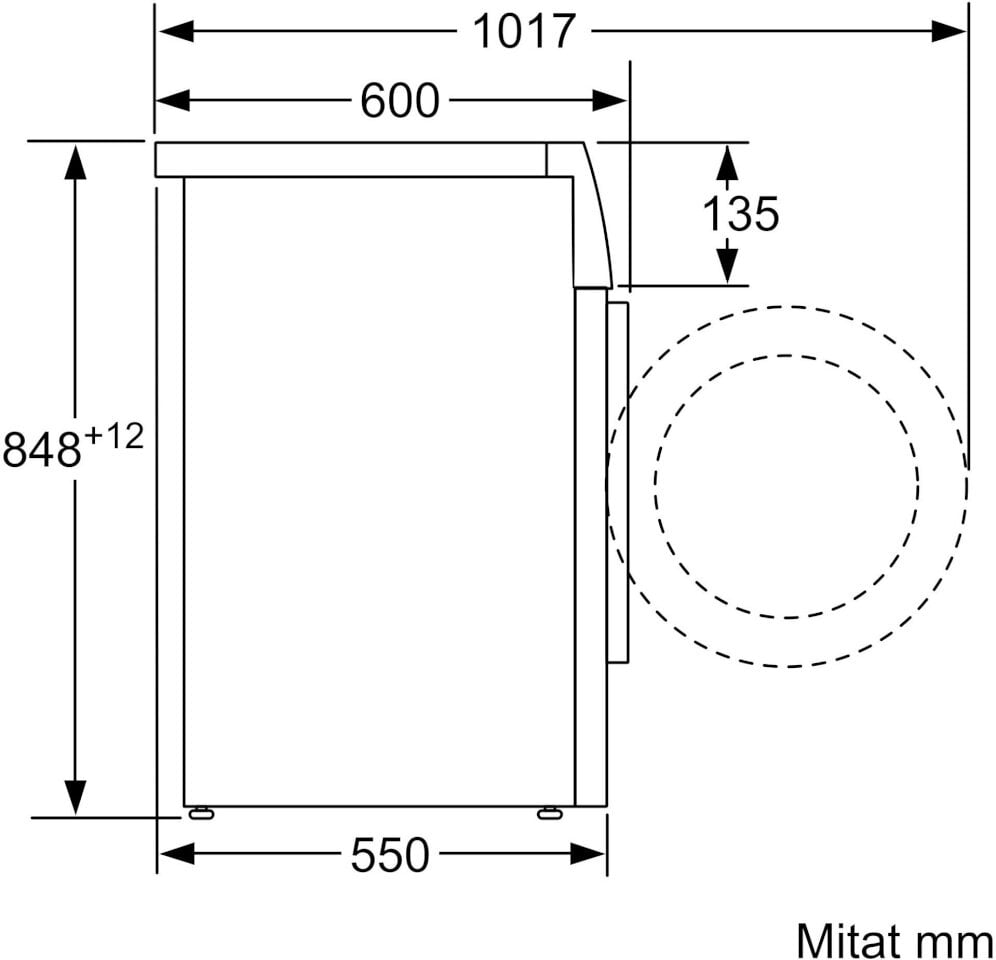 Bosch WAN282I6SN kaina ir informacija | Skalbimo mašinos | pigu.lt