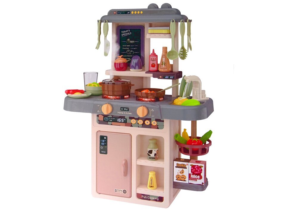 Vaikiška virtuvėlė Lean Toys, 63x45,5x22cm kaina ir informacija | Žaislai mergaitėms | pigu.lt
